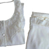 Women’s Silk Satin 2PCS Pajama Set – Ruffled Lace Sleepwear Silk Satin 2PCS Pajama Set