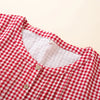 Cotton Plaid 3/4 Sleeve Pajama Set Cotton Plaid 3/4 Sleeve Pajama Set