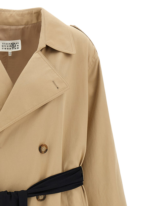 Mm6 Maison Margiela Mm6 Maison Margiela Trench Coat With Gloves