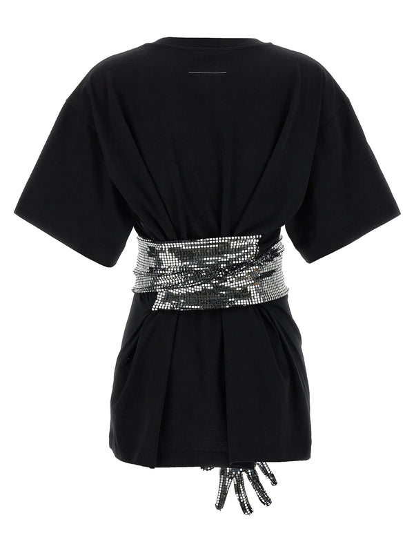 Mm6 Maison Margiela Sequin Gloves T-shirt