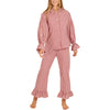 Women’s Plaid Long Sleeve Pajama Set Long Sleeve Pajama Set