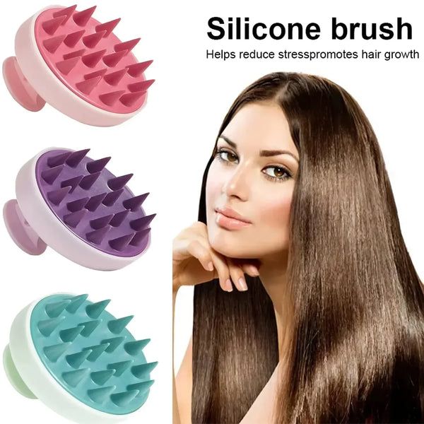 Silicone Scalp Massage Brush Silicone Scalp Massage Brush