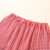 Cotton Plaid 3/4 Sleeve Pajama Set Cotton Plaid 3/4 Sleeve Pajama Set