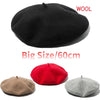 Unisex Wool Beret – Large Winter Hat Unisex Wool Beret – Large Winter Hat