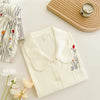 Women’s Satin 2-Piece Pajama Set – V-Neck Loose Loungewear Satin 2-Piece Pajama Set