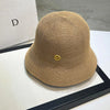 Women Summer Bucket Hat – Korea Designer Panama khaki Women Summer Bucket Hat