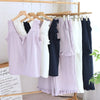 Women’s 3-Piece Cotton Pajama Set – Sleeveless Summer Women’s 3-Piece Cotton Pajama Set