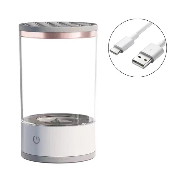 USB Electric Makeup Brush Cleaner & Dryer White Electric Brush Cleaner