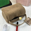 Winter Cosmetic Pouch Fluffy Travel Cosmetic Bag