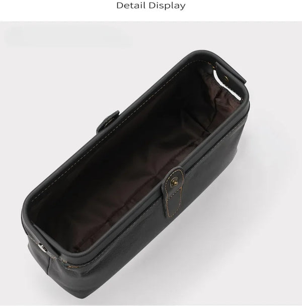 Genuine Leather Cosmetic Bag Leather Cosmetic Bag