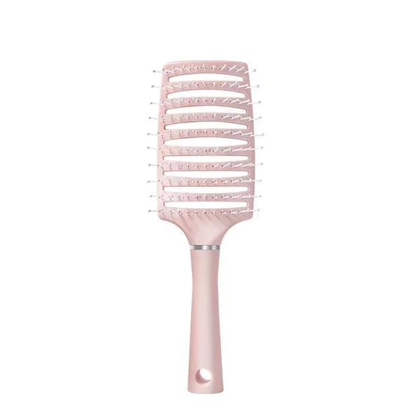 Wide Tooth Detangling Brush for Wet & Curly Hair Pink Hair Brush