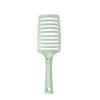 Wide Tooth Detangling Brush for Wet & Curly Hair Green Hair Brush