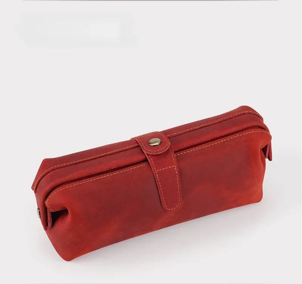 Genuine Leather Cosmetic Bag Leather Cosmetic Bag