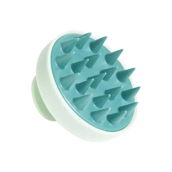 Silicone Scalp Massage Brush Green Silicone Scalp Massage Brush