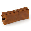 Genuine Leather Cosmetic Bag 7025brown Leather Cosmetic Bag