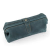 Genuine Leather Cosmetic Bag 7025blue Leather Cosmetic Bag
