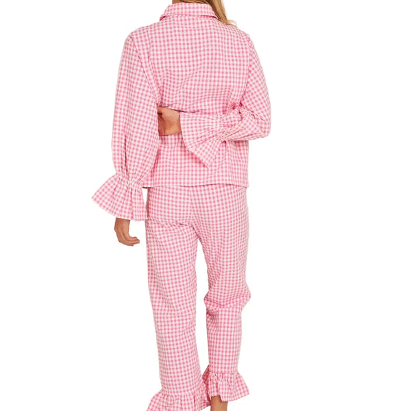 Women’s Plaid Long Sleeve Pajama Set Long Sleeve Pajama Set