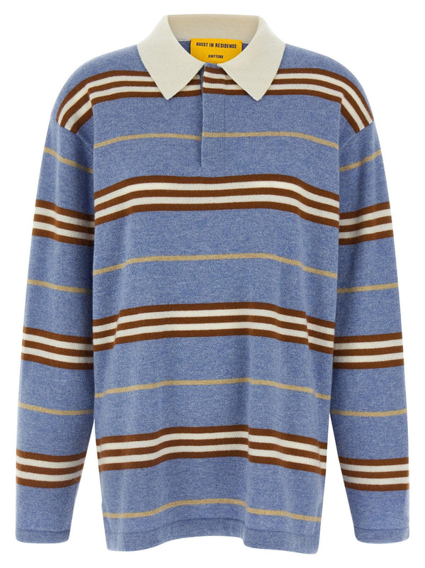 Striped Rugby Polo Shirt
