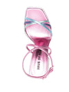 Haus Of Honey Haus Of HoneyWannabe Mirror Leather Sandals
