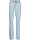032C 032C Patchwork organic cotton jeans