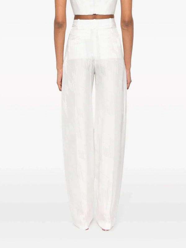The Attico The Attico Logo trousers