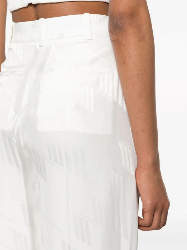The Attico The Attico Logo trousers