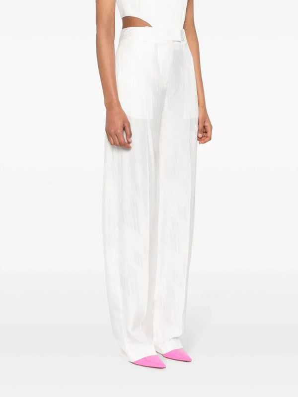 The Attico The Attico Logo trousers