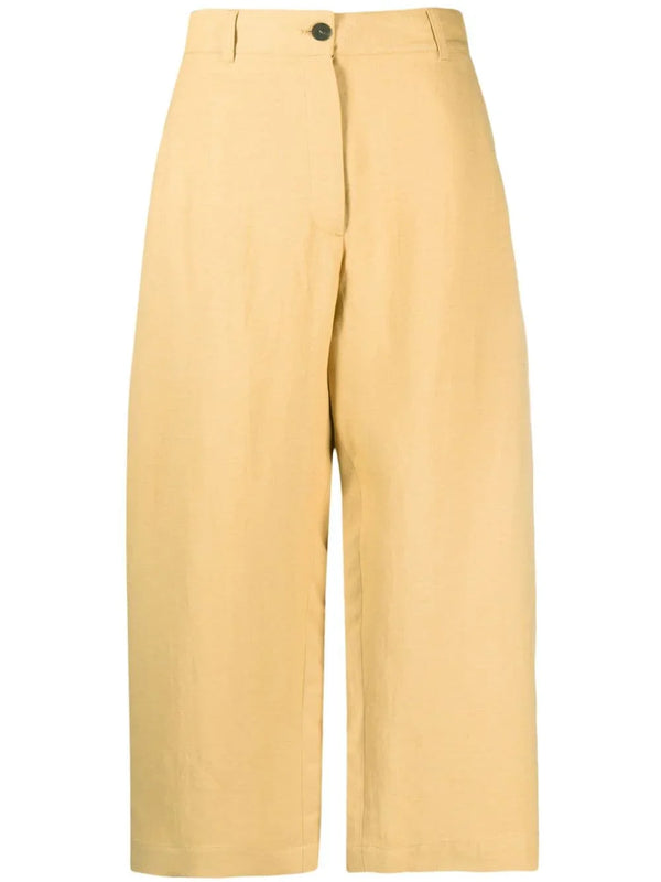 Studio Nicholson PRE Studio Nicholson Pre Conscious Criteria page Wide leg cropped cotton trousers