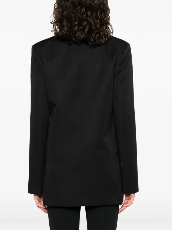 Off White Off White single-breasted virgin-wool blazer