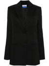 Off White Off White single-breasted virgin-wool blazer