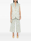Erika Cavallini Semi-Couture Erika Cavallini Semi-Couture Printed cropped trousers