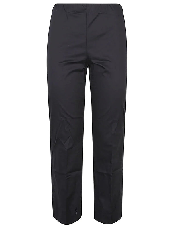 Liviana Conti Liviana Conti Cotton blend cropped flared trousers