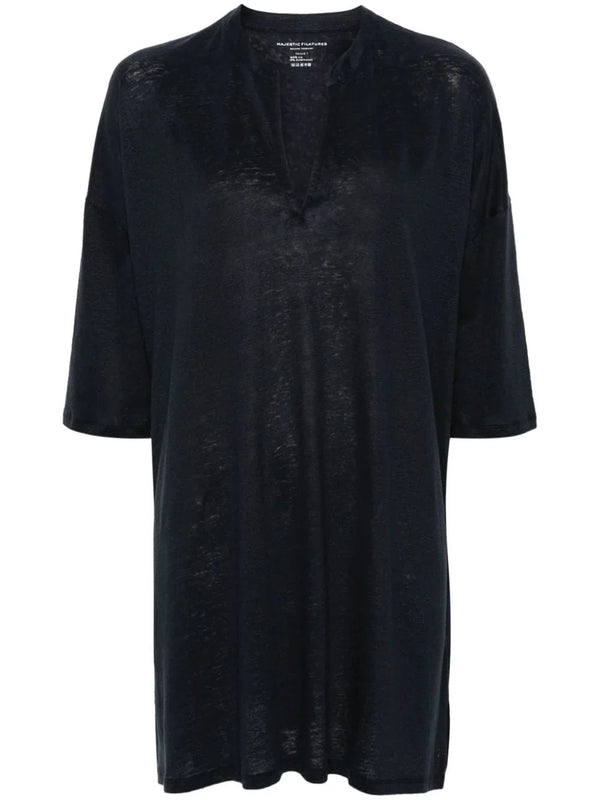 Majestic Majestic Conscious Criteria page Linen blend tunic dress