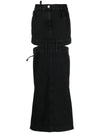 The Attico The Attico Denim skirt