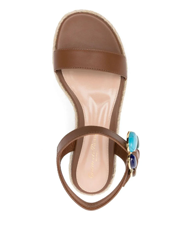 Gianvito Rossi Gianvito Rossi Gianvitp Rossi stone-embellished espadrilles