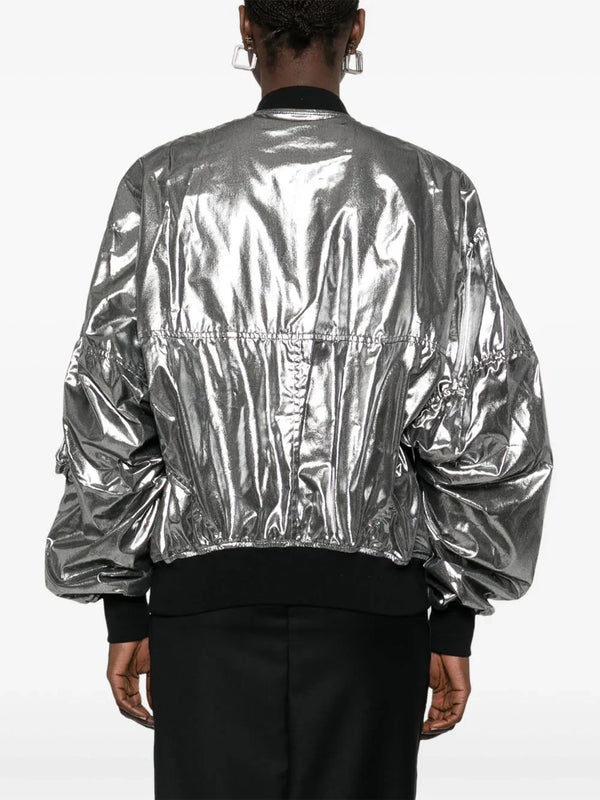Junya Watanabe Junya Watanabe Metallic effect bomber jacket