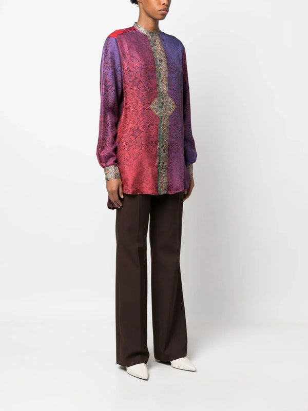 Pierre Louis Mascia Pierre Louis Mascia Printed silk shirt
