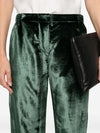 F.R.S . F.R.S . Velvet high-waisted trousers