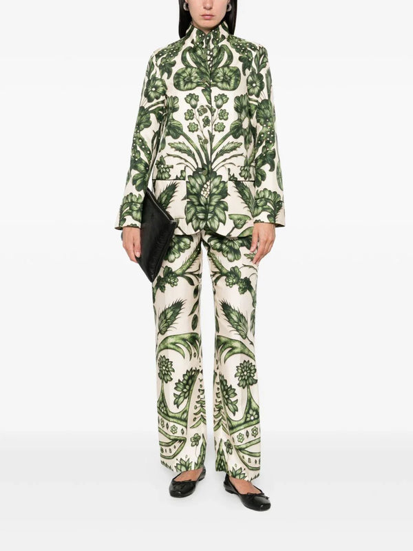 F.R.S . F.R.S . Printed silk trousers