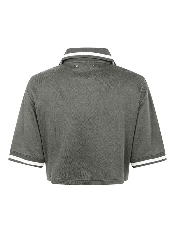 Golden Goose Golden Goose Cotton cropped polo shirt