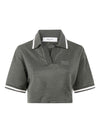 Golden Goose Golden Goose Cotton cropped polo shirt - Bellezzawow