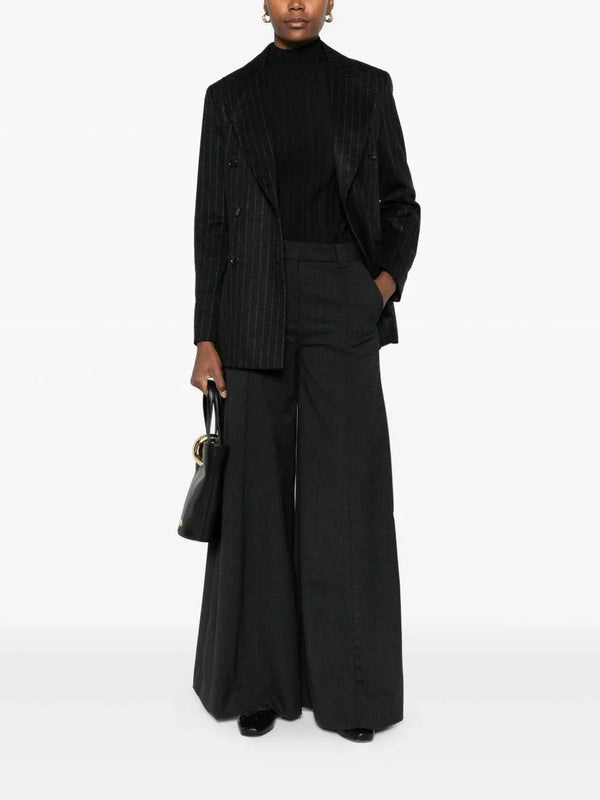 THE LATEST THE LATEST Thelatest Alma wool blend wide-leg trousers