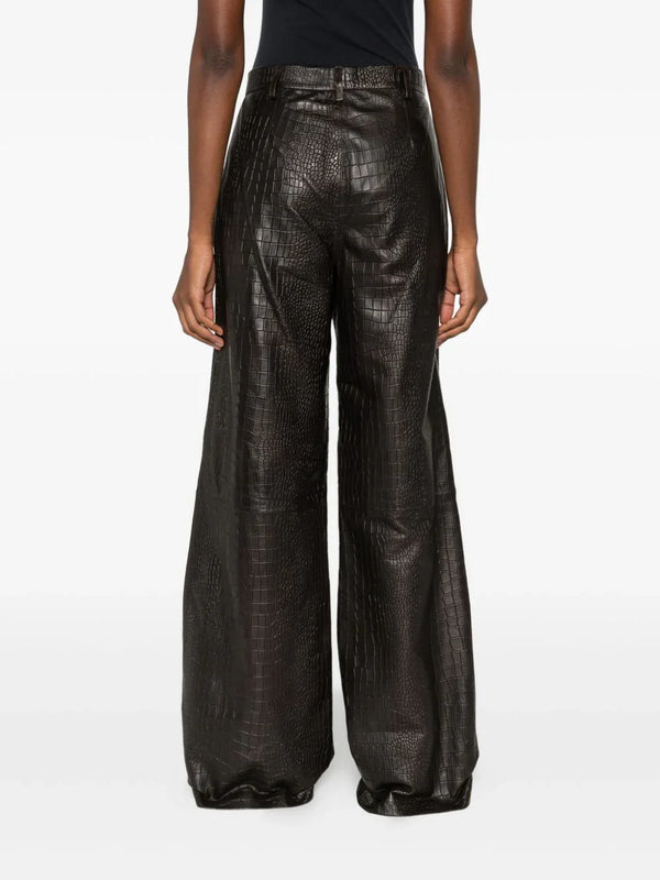 Enes Enes Leather trousers