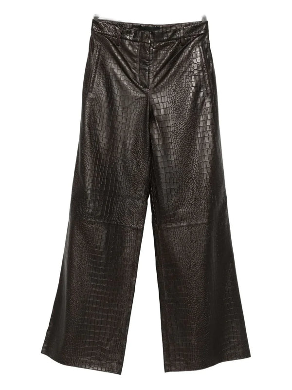 Enes Enes Leather trousers