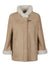 Fay Fay Leather shealing cape