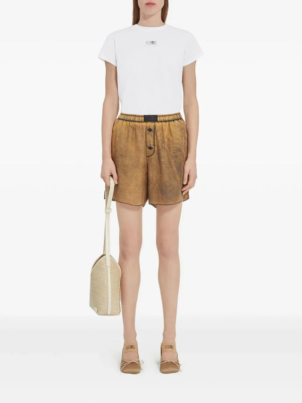 MM6 Maison Margiela MM6 Maison Margiela Logo cotton t-shirt