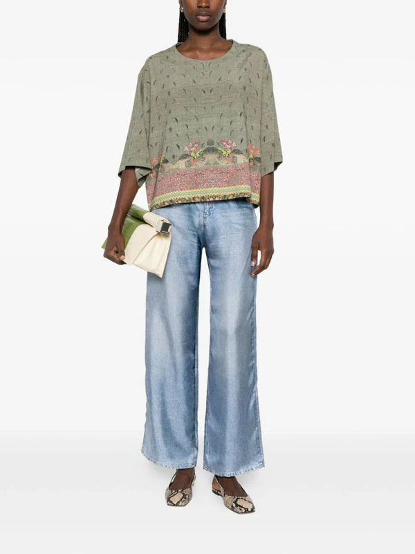 Pierre Louis Mascia Pierre Louis Mascia Printed silk blouse