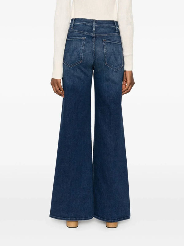 Mother Mother The Hustler Roller Sneak denim jeans