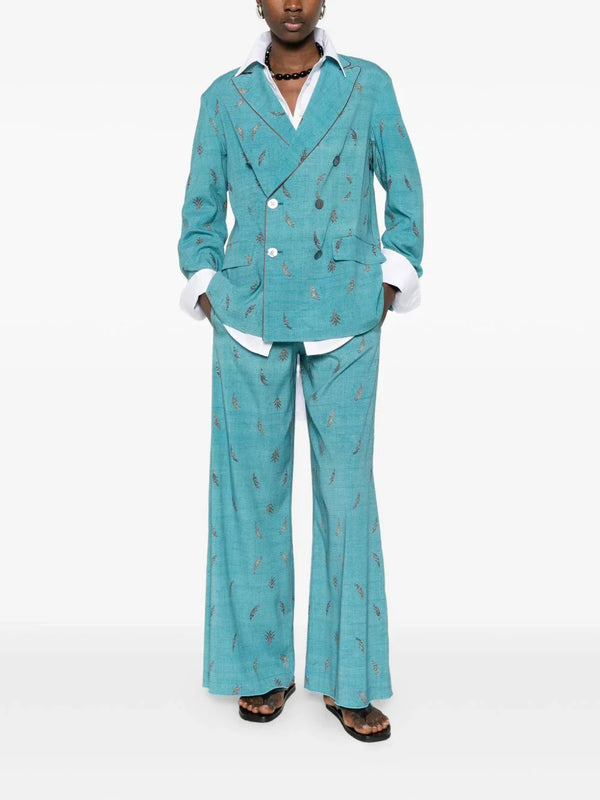 Pierre Louis Mascia Pierre Louis Mascia Printed silk jacket