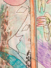 Faliero Sarti Faliero Sarti Japan Printed Stole In Collaboration With Paolo Fiumi